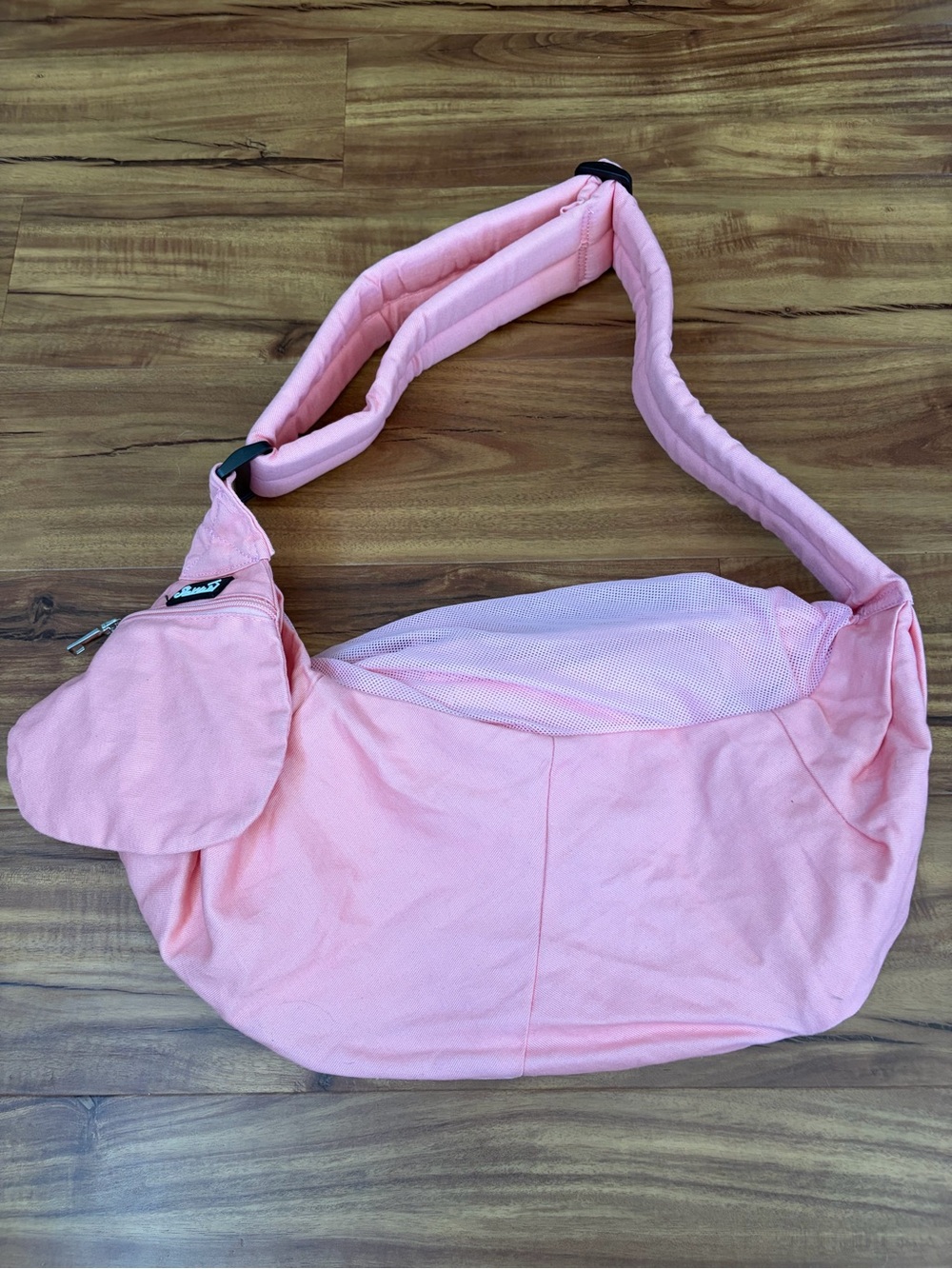 Amazon Pink Padded Dog Sling Carrier with Shoulder Strap